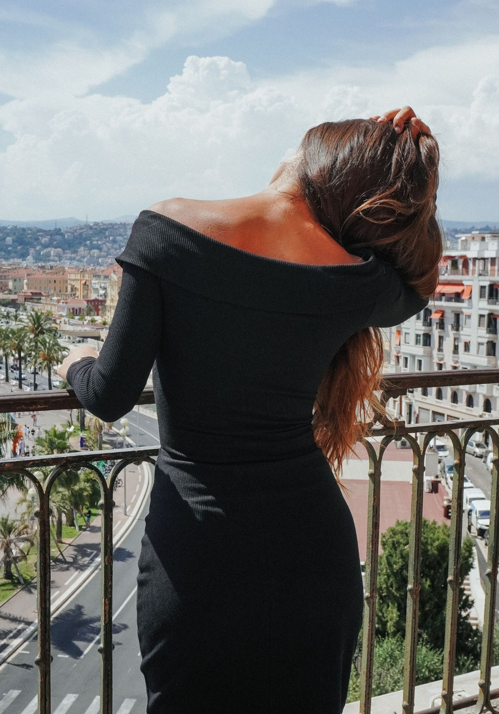 Gaby Black Bodysuit ML