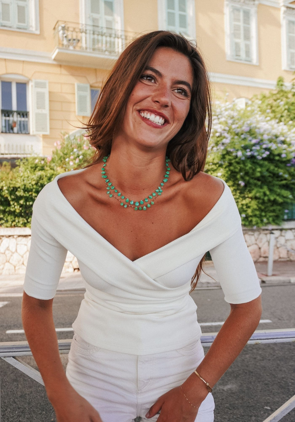 Top Georgia Ecru