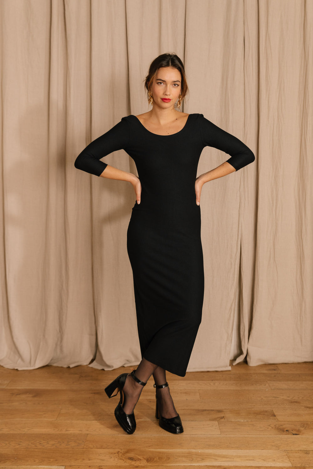 Robe Aliénor ML Noir