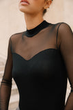 FLAIR_BODYSUITS_MADEINFRANCE_BETTY_ TULLE TRANSPARENCE NOIR